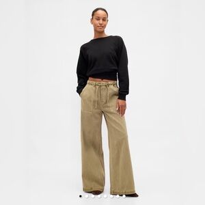 NWT Gap Mid Rise Easy Baggy Pants